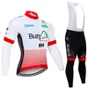 Сета 2021 Команда Burgs BH Team Cycling Jersey 20D Bike Bants Set Ropa Ciclismo Winter Thermal Fleece Pro Bicycling Jacket Maillot Wear