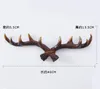 Wall hangs on the deer head Decorative Objects Creative Decoration Antler Hook American Home Personality Key Clothes Hooks