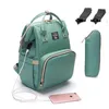 2019 bébé sac à couches avec Interface USB grande capacité étanche Nappy sac Kits maman maternité voyage sac à dos soins infirmiers sac à main