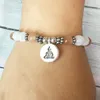 MG0508 Braccialetto di Buddha per donna di moda Braccialetto di guarigione dell'equilibrio di yoga Pietra di luna Pietra di luna Braccialetto di labradorite Regalo di pietre preziose