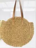 Bolsa de grama tecelagem totes bohemia clássico estilo nacional feminino cusual sacos de praia ombro viagem sacos de armazenamento de compras organizador lt551