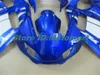 Motorrad-Verkleidungsset für Yamaha YZFR6 98 99 00 01 02 YZF R6 1998 2002 YZF600 blau weiß Verkleidungsset + Geschenke YG33