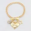 Braccialetti di diamanti di cristallo Star Heart Love Bow Design Argento Oro Strass Gioielli Regalo per Lady Girls Fashion Elegante braccialetto di fascino da donna