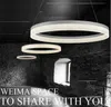 Étude en acrylique simple Rogon de lampe de lampe moderne Personnalité créative lampe de salle à manger de chambre créative