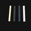 Dimi Şerit Kravat Klipleri Gömlek İş Takımları Siyah Altın Kravatlar Bar Klipsler Erkekler için Moda Takı Hediye Will ve Sandy Damla Gemi 070037
