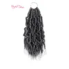 Pre Twisted Passion Twist Synthic Crochet Hair 14Inch Long Crotchet Braids Pre Looped Fluffy Bomb Braiding Hair