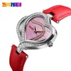 Skmei Fashion Quartz Women Watches Creative Diamond Sudeddded Wristwatch Top Brand Luxury Watch Women Montre Femme 9161258Z