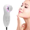 Portable 7 couleurs Led photon ultrasons Massage du visage soins de la peau rajeunissement lifting du visage élimination des rides usage domestique