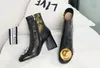 Martin 8 cm wysyłka skórzane botki owiec darmowe buty na obcasie okrągłe palce kostki Yuanyang buty metalowe buty zamek błyskawiczny 34-43 517 PER
