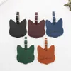 10pcs Cat Leather Suitcase Luggage Tag Label Bag Pendant Handbag Travel Accessories Name ID Address Tags