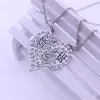 2020 2 stks / set Crystal Letter "Big Little Sister" ketting voor zusters Beste vrienden Forever Gold Silver Charm Nieuwe sieraden geschenken