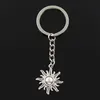 Moda 20 pçs / lote chaveiro chaveiro jóias banhado a prata Sun Charms Key Accessories