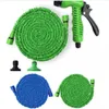 Tuyau extensible tuyau d'eau de jardin tuyau flexible extensible vert bleu tuyau de jardin d'eau avec spray