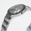 Casal Assista Rad Centrix Limited Relógio Rodada R30941702 Data de Alta Qualidade Cerâmica Preto Quartzo Movimento de Luxo Relógios de Moda