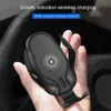 10W Wireless Car Charger Mount för Samsung S10 S9 Not 9 10 Snabb Laddning Gravity Clamping Phone Holder