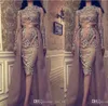 Evening Dresses Wear 2020 Arabic Lace Appliques Crystal Beaded Satin Tulle Overskirts Middle East Plus Size Formal Party Cocktail Prom Gowns