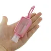 30mL Empty Bottle Pocketable Bath Body Hand Sanitizer Disinfectant Holder Silicone Travel Storage Factory wholesale LX2935