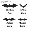 Décoration d'Halloween 12pcs 3d noir PVC Bat DIY DÉCOR MALLER Autocollant Halloween Party Decques effrayants Halloween Party Decoration5446664