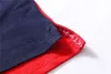 Bordado londres polos camisa m￺ltiple manga corta hombres polos deportivo azul rojo dropship