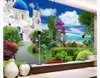 Personalizzato 3d foto muro murales carta da parati Egeo giardino HD soggiorno TV sfondo muro decorativo dipinto wallpaper per pareti 3d