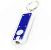 Creative KeyChain Lights ficklampan Mini Key Ring Torch Lamp Portable Keyring Falllamps LED LAMP REDISE RECUND Gift