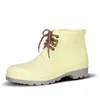 HotSale Men Rain Boots Low Labor Insurance Miner Shoes No-Brand Design Steel Toe Cap Svart Gul Rosa Röd Lila Mörkgrön 38-44