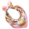 Wholesale- Scarf Square Handkerchief Satin Ribbon Scarf Neck Scarf for Women Girls Ladies Favor Christmas presents.