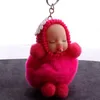 Keychain per bambini a sonno carino per bambini porta portachiavi per ciucini graziosi bambola peluche per pendente a sospensione a base di pendenza 7 in stile 7 stile