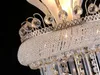 Yeni Tasarım Avrupa Lüks Uzun Kristal Avizeler Işık Villa Otel Lobi Merdiven Kristal LED Kolye Lambaları Avize Aydınlatma Armatürü Myy