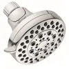 Bathroom Shower Head Chrome Finish 4 inch High Pressure Shower Head Wall Mounted Showerheads with 5-mode Showering