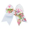 20 color JOJO hair bow 8" hairband Animals Flowers Print Style Hairbands big Bowknot girl hairbands Hairpin Girls kids Hair Bows