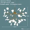 New Arrival Spring Modern Led Chandelier For Dining Kitchen Bar AC85-265V iron Rose Gold Chandelier Fixtures