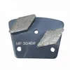 KD-A90 Scarpe abrasive diamantate con legante metallico Cuscinetti abrasivi a umido con due segmenti per pavimento in cemento e terrazzo 9 pezzi Un set