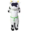 2019 Factory Outlets Hot Milk Cow Mascot Costume Cartoon Real Photo