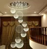 Luksusowy K9 Kryształowy Żyrandol Lampa Hotelowa Willa Salon Royal Rodziny Kryształowe Żyrandole Wnętrze Dekoracje Światła LLFA