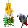 Cacatua galerita macaw papegoja stor papegoja leksak trä tillbehör husdjur bett leksak färgrik fågel