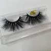 25mm long and dramatic real mink eyelashes 5D large mink eyelashes false eyelashes 12 styles9447675