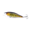 HENGJIA 9.5cm 13.5g Esche da pesca a manovella Wobblers Qualità professionale Crankbaits 8 # Gancio Occhi 3D Esche dure artificiali Pesca