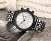 2021 Hochwertige Luxus -Herren -Uhren alle Dial Work Series Quartz Watch Designer Armbanduhren Top Brand Steel Belt Men Fashion ACC5702653