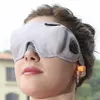 3d ögonlock sovande mask ögonskugga resa kontor sömn kvinnor män skyddsglasögon andningsbar mjukt justerbar ögonpatch svart blindfold rra1868