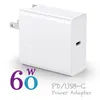 60W PD QC4.0 3.0 Fast Charger for Computer USB Type-C Quick Charge Travel Adapter Chargers