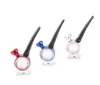 Magnifying glass hookah glass bongs accessories   , Glass Smoking Pipes colorful mini multi-colors Hand Pipes Best Spoon glas