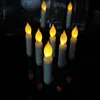 Led Battery Operated Candles 깜박임 flameless 촛불 램프 스틱 촛불 웨딩 홈 장식