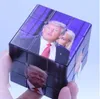 Funny Trump Magic Cube Professional Magic Cube Puzzle Trump UV Print Sticker For Children Adult Education Intelligence Toys Gift 5.6cm B4248