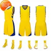 2019 novas camisas de basquete em branco logotipo impresso tamanho Mens S-XXL preço barato o transporte rápido de boa qualidade Novo amarelo NY001AA1