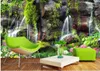 photo personalizzato carta da parati splendido scenario sfondi Garden paesaggio di cascata parete di fondo del paesaggio