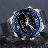 NAVIFORCE LUXURES BRACH MEN MENSE MONTRES DURARTZ AVEC LA BOX POUR EMPRÉPER Men039s montres en cuir Wristwatch3123633 en cuir 3123633