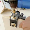 Freeshipping 3-in-1 Positionierung Puncher Carpenter Tools Set Holzbohrführung Dowel Jig für Eckkante Oberfläche Gelenke Bohren Holz Clamp
