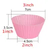 Silikon Cakeecup Mold Rose Star Heart Round Shaped Muffin Cupcakes Cup Bakning Möbler Kök Bakeware Maker Tray Cake Decor Tools Dbc BH3780