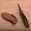 2pcs / mycket nytt litet hopfällt knivkniv 440c bladblad Aluminiumhandtag EDC Pocket Knives med Retail Box Package
